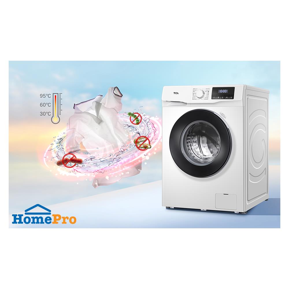 เครื่องซักผ้าฝาหน้า TCL P611FLW 11 กก. 1400 RPM อินเวอร์เตอร์