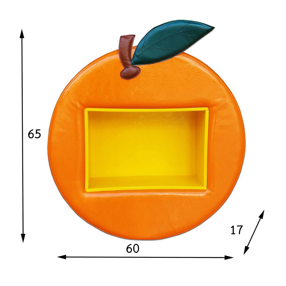 ชั้นวางของเด็กแบบแขวน PLAY SANOOK ส้ม สีส้ม