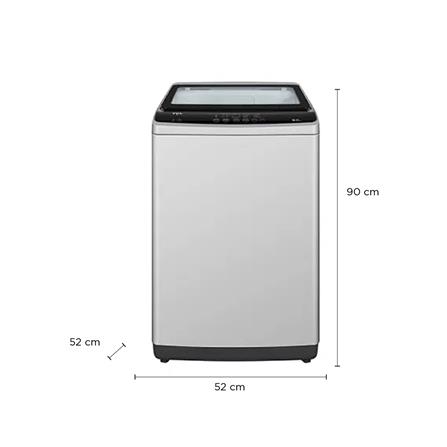 เครื่องซักผ้าฝาบน TCL F708TLG 8 กก. สีเทา_10