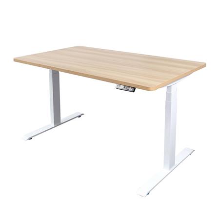 D.I.Y. โต๊ะทำงานปรับระดับ BEWELL ERGO 160X80 ซม. สีโอ๊ค/ขาว_0