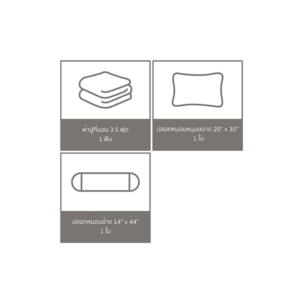 ชุดผ้าปูที่นอน 3.5 ฟุต 3 ชิ้น  FACINO PRINT FA052