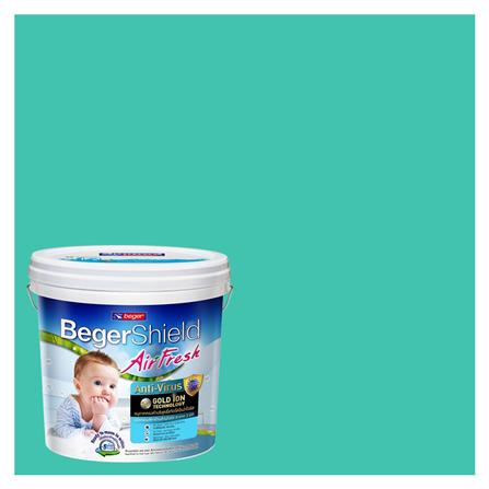 สีน้ำทาภายใน BEGER AIRFRESH GOLD สี PACIFIC PANORAMA #048-5 กึ่งเงา 9 ลิตร_0