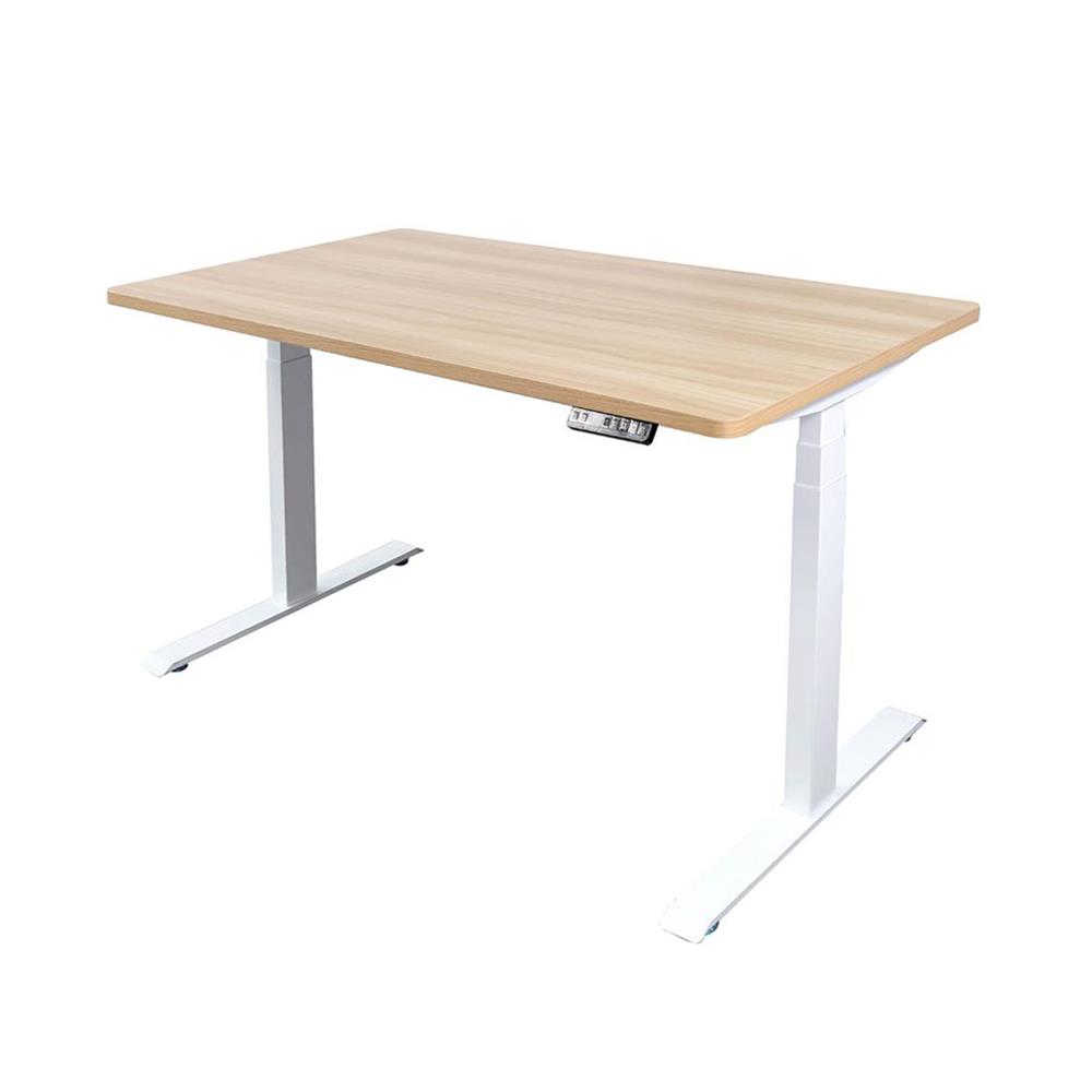 D.I.Y. โต๊ะทำงานปรับระดับ BEWELL ERGO 120X60 ซม. สีโอ๊ค/ขาว