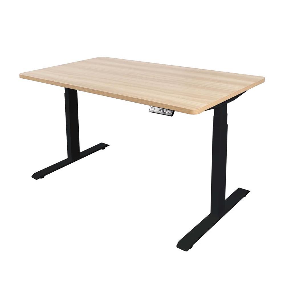 D.I.Y. โต๊ะทำงานปรับระดับ BEWELL ERGO 140X75 ซม. สีโอ๊ค/ดำ