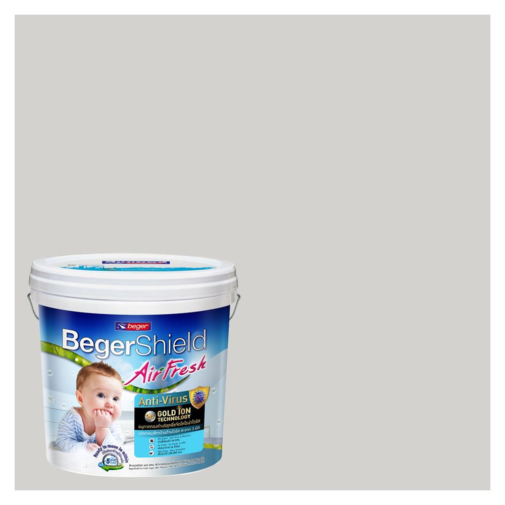 สีน้ำทาภายใน BEGER AIRFRESH GOLD สี WROUGHT IRON #140-1 กึ่งเงา 9 ลิตร
