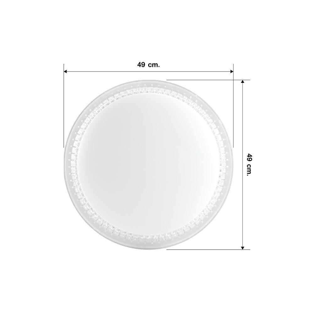 ไฟเพดาน LED EVE 570931 20 นิ้ว 42 วัตต์ DAYLIGHT/COOL WHITE/WARM WHITE สีขาว