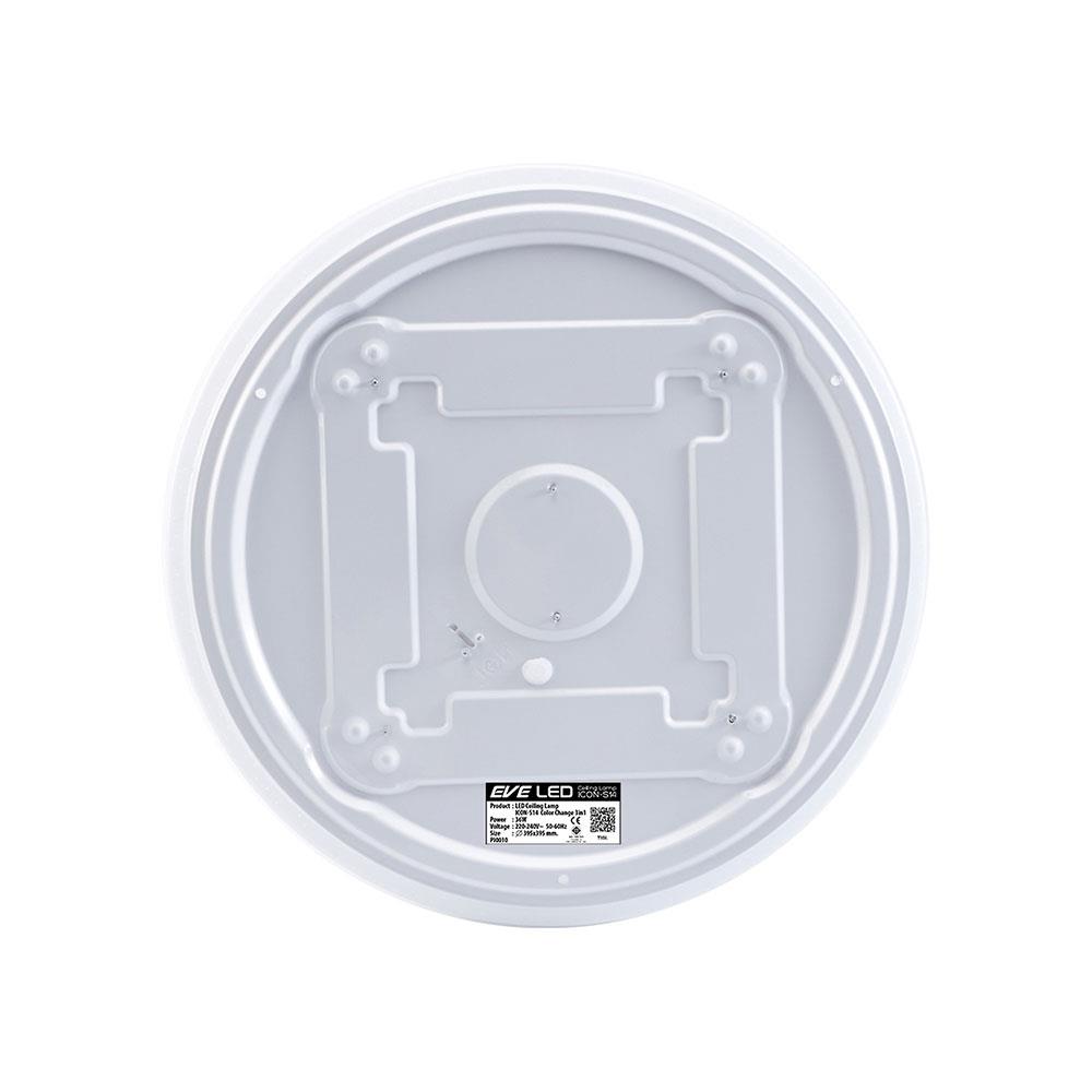 ไฟเพดาน LED EVE 570863 15 นิ้ว 36 วัตต์ DAYLIGHT/COOL WHITE/WARM WHITE สีขาว