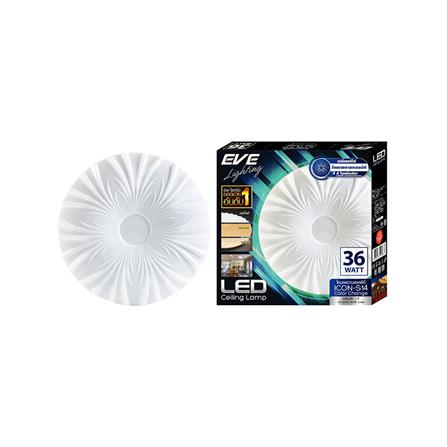 ไฟเพดาน LED EVE 570863 15 นิ้ว 36 วัตต์ DAYLIGHT/COOL WHITE/WARM WHITE สีขาว_4