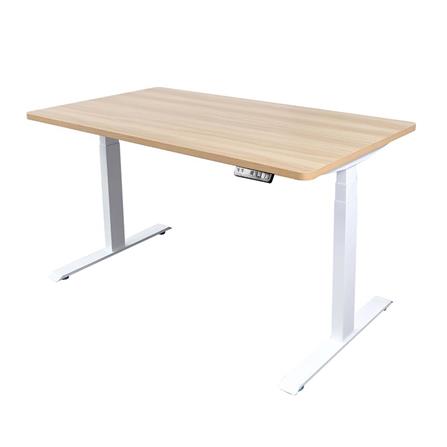 D.I.Y. โต๊ะทำงานปรับระดับ BEWELL ERGO 140X75 ซม. สีโอ๊ค/ขาว
