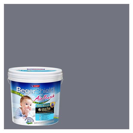 สีน้ำทาภายใน BEGER AIRFRESH GOLD สี INDUSTIRAL STEEL #133-4 กึ่งเงา 9 ลิตร_0