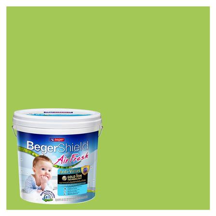 สีน้ำทาภายใน BEGER AIRFRESH GOLD สี SWEET SUMMER #069-5 กึ่งเงา 9 ลิตร_0