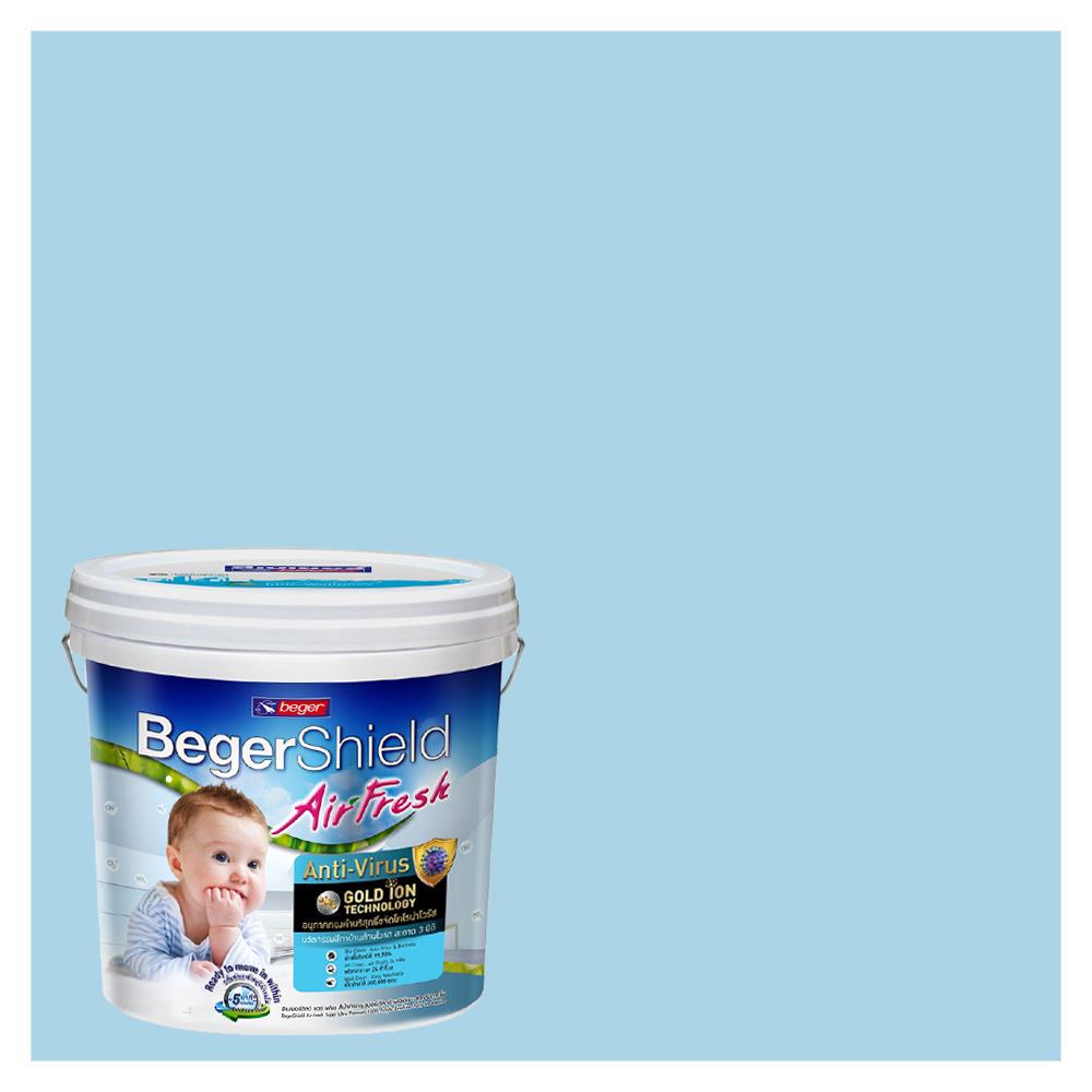 สีน้ำทาภายใน BEGER AIRFRESH GOLD สี BIKINI BAY #032-3 กึ่งเงา 9 ลิตร