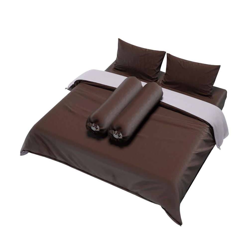 ชุดผ้าปูที่นอน 5 ฟุต 6 ชิ้น  FACINO SOLID SF058