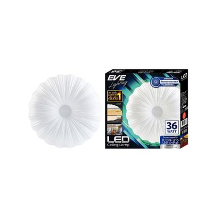 ไฟเพดาน LED EVE 570856 15 นิ้ว 36 วัตต์ DAYLIGHT/COOL WHITE/WARM WHITE สีขาว_4