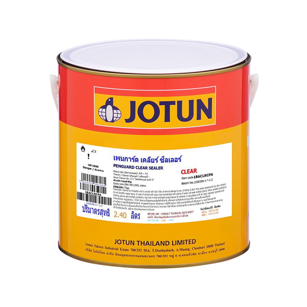 สีรองพื้นอุตสาหกรรม JOTUN PENGUARD CLEAR SEALER A สีใส 2.4 ลิตร