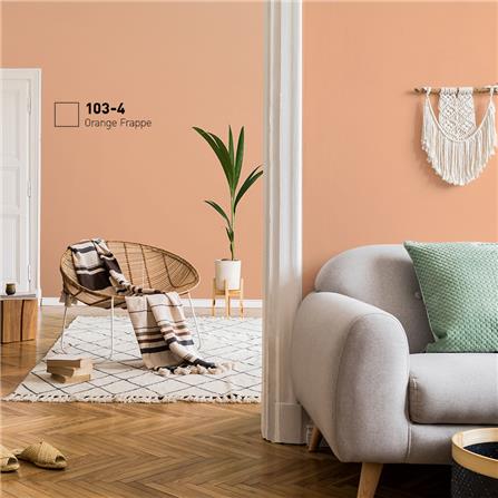 สีน้ำทาภายใน BEGER AIRFRESH GOLD สี ORANGE FRAPPE #103-4 กึ่งเงา 9 ลิตร_1