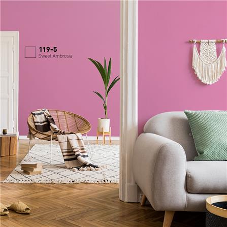 สีน้ำทาภายใน BEGER AIRFRESH GOLD สี SWEET AMBROSIA #119-5 กึ่งเงา 9 ลิตร_1