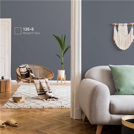 สีน้ำทาภายใน BEGER AIRFRESH GOLD สี MONARCH PASS #135-5 กึ่งเงา 9 ลิตร_1