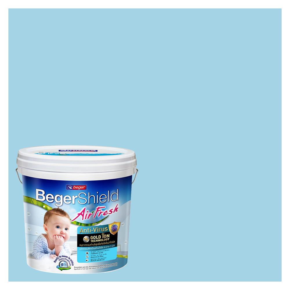 สีน้ำทาภายใน BEGER AIRFRESH GOLD สี CELESTIAL SKY #034-3 กึ่งเงา 9 ลิตร