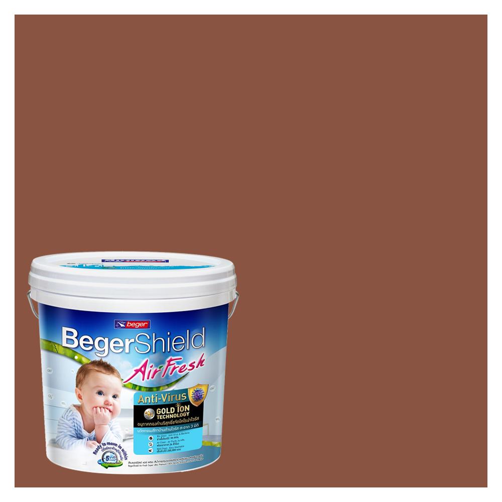 สีน้ำทาภายใน BEGER AIRFRESH GOLD สี PENNIES FROM HEAVEN #180-6 กึ่งเงา 9 ลิตร