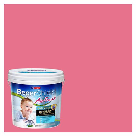 สีน้ำทาภายใน BEGER AIRFRESH GOLD สี SANDY'S SMILE #115-5 กึ่งเงา 9 ลิตร