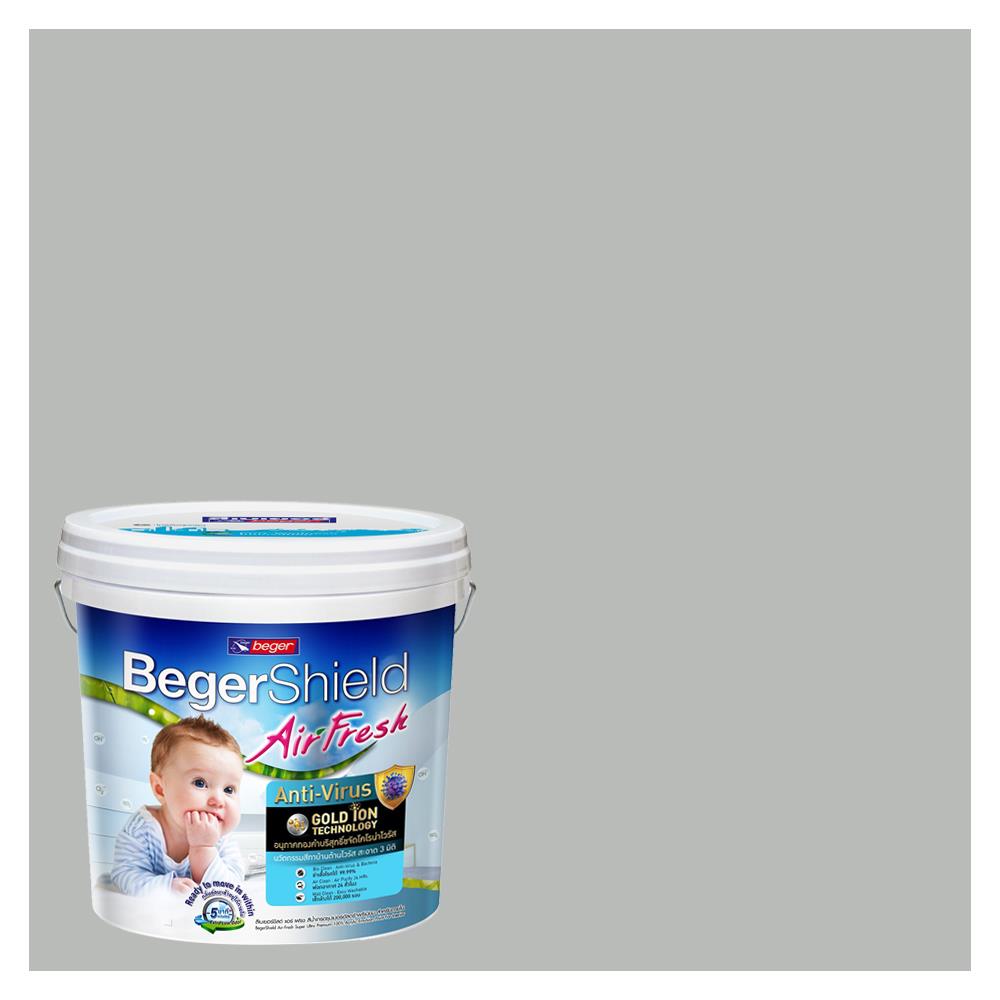 สีน้ำทาภายใน BEGER AIRFRESH GOLD สี SLIP OF SILVER #139-3 กึ่งเงา 9 ลิตร