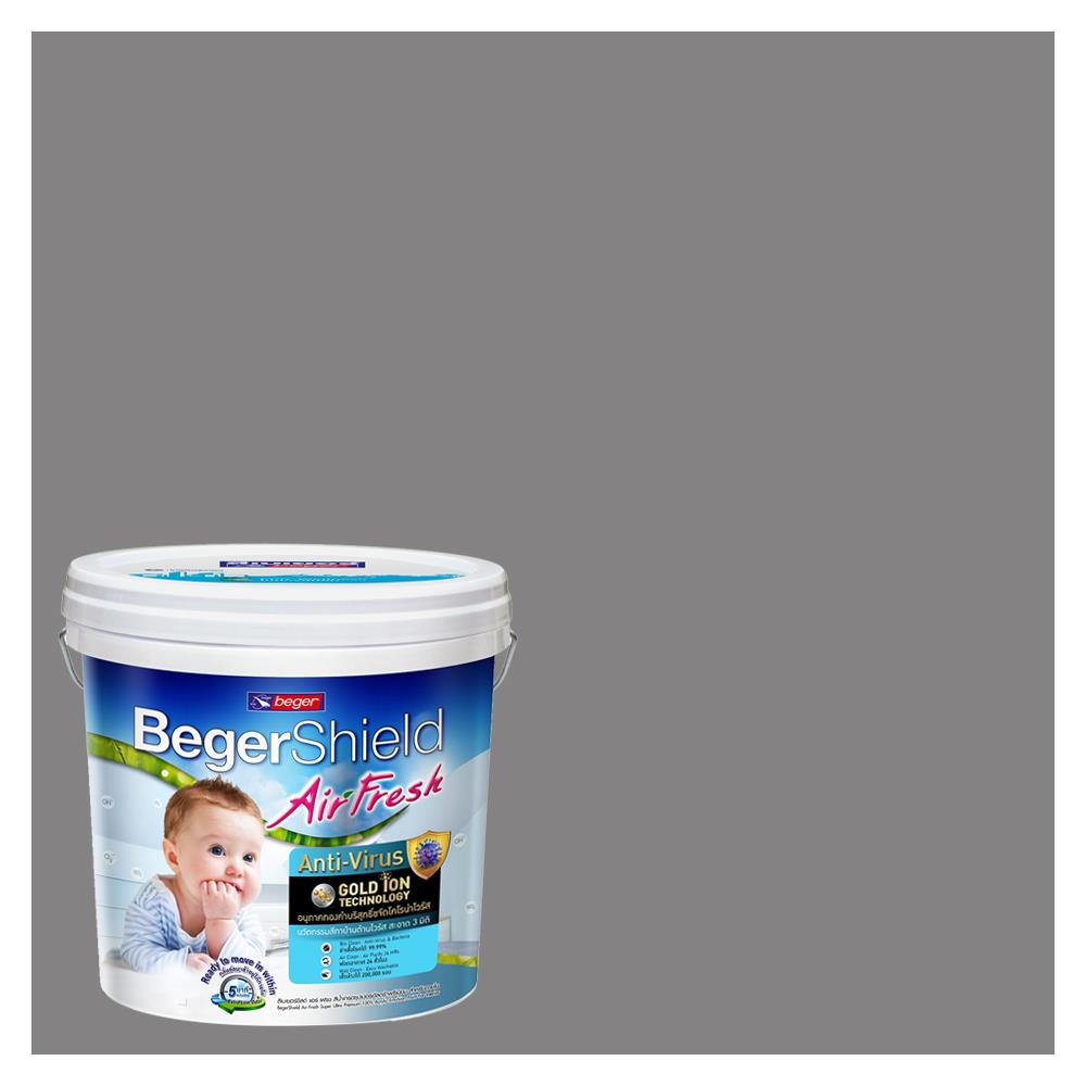 สีน้ำทาภายใน BEGER AIRFRESH GOLD สี CASTLEGATE #140-4 กึ่งเงา 9 ลิตร