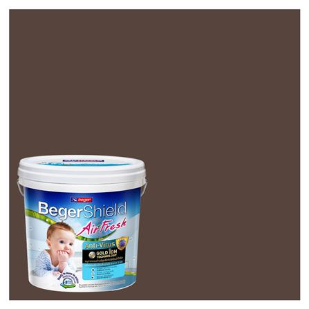 สีน้ำทาภายใน BEGER AIRFRESH GOLD สี COLOMBIAN COFFEE #185-6 กึ่งเงา 9 ลิตร_0