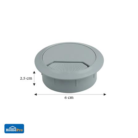 ช่องร้อยสายไฟกลม DEXZON CC-1O สีเทา_3