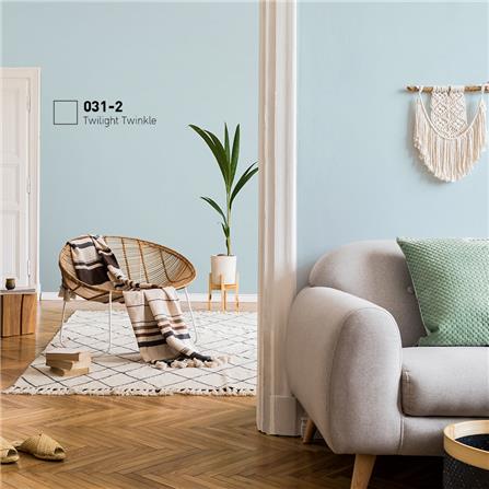 สีน้ำทาภายใน BEGER AIRFRESH GOLD สี TWILIGHT TWINKLE #031-2 กึ่งเงา 9 ลิตร_1