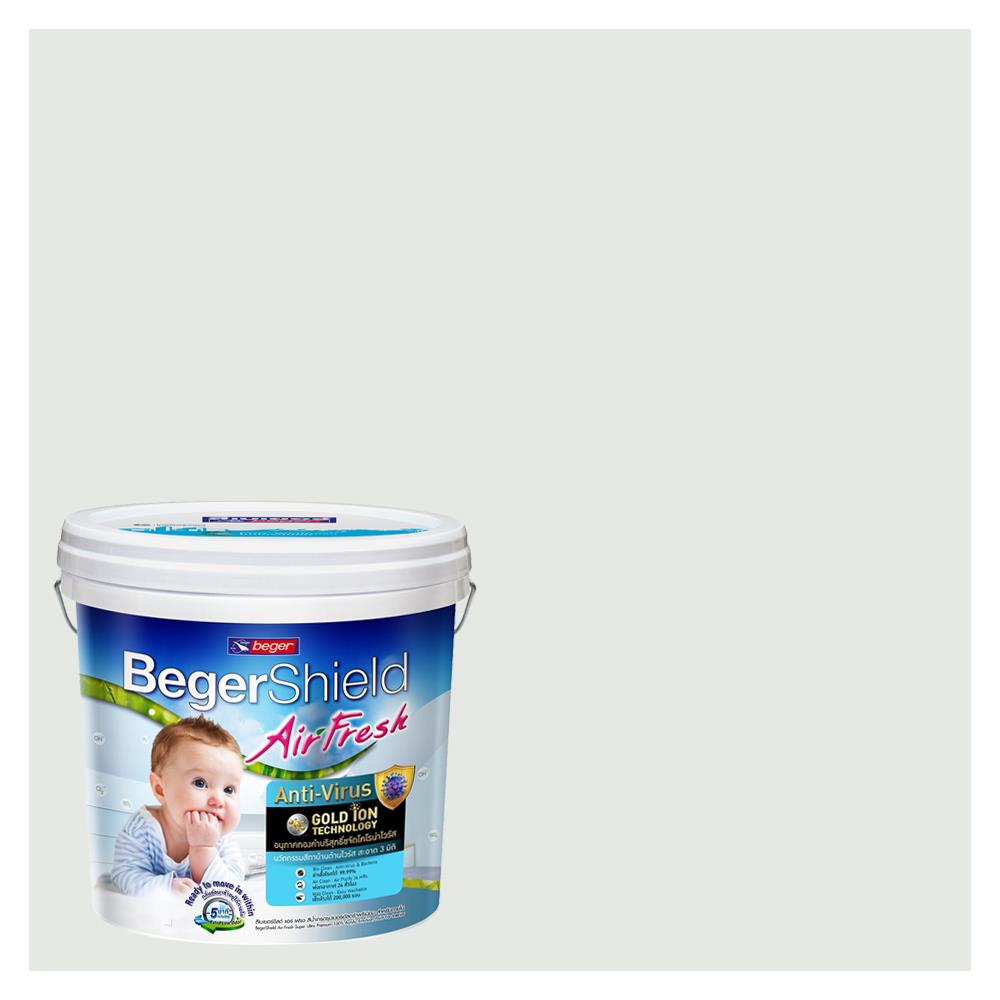 สีน้ำทาภายใน BEGER AIRFRESH GOLD สี ICE HELIOS #OW-7-2 กึ่งเงา 9 ลิตร