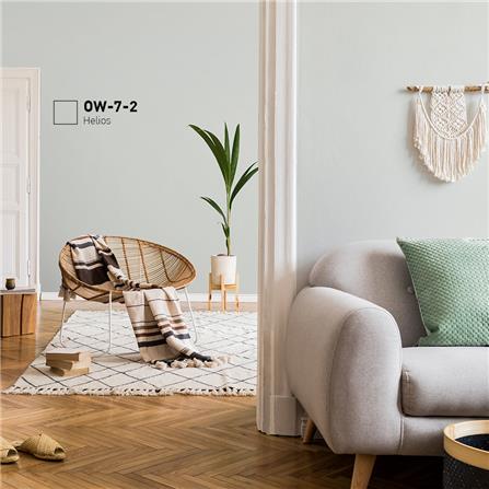 สีน้ำทาภายใน BEGER AIRFRESH GOLD สี ICE HELIOS #OW-7-2 กึ่งเงา 9 ลิตร_1