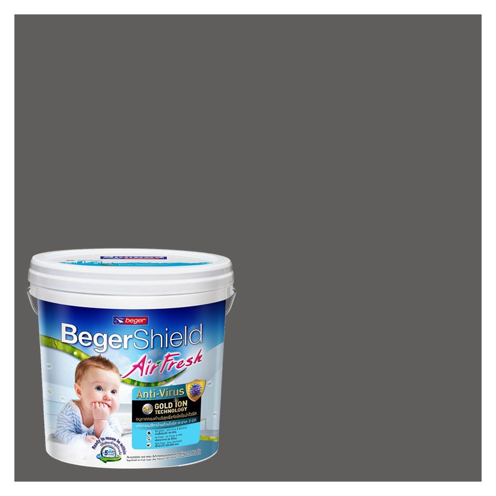 สีน้ำทาภายใน BEGER AIRFRESH GOLD สี THORWOOD #140-5 กึ่งเงา 9 ลิตร