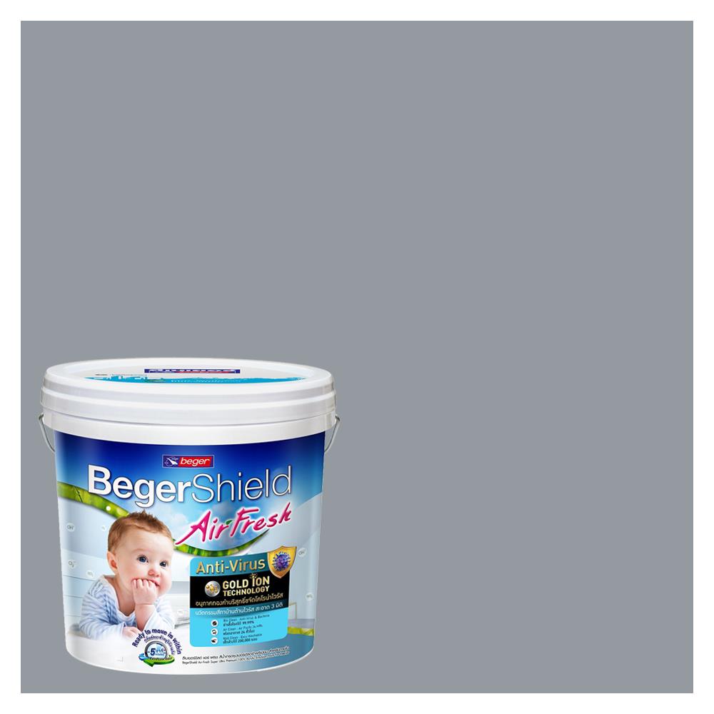 สีน้ำทาภายใน BEGER AIRFRESH GOLD สี MID WINTER #135-4 กึ่งเงา 9 ลิตร