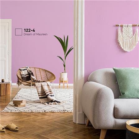 สีน้ำทาภายใน BEGER AIRFRESH GOLD สี DREAM OF MAUREEN #122-4 กึ่งเงา 9 ลิตร_1