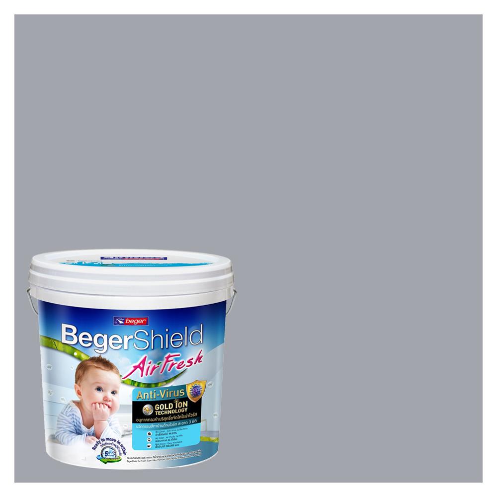 สีน้ำทาภายใน BEGER AIRFRESH GOLD สี GULL WING #134-2 กึ่งเงา 9 ลิตร