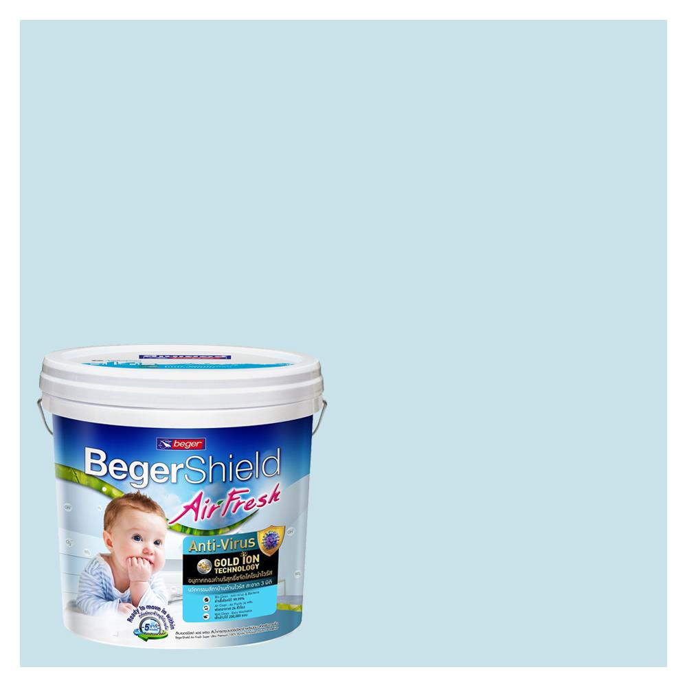 สีน้ำทาภายใน BEGER AIRFRESH GOLD สี BEAUTIFUL DAY #032-2 กึ่งเงา 9 ลิตร