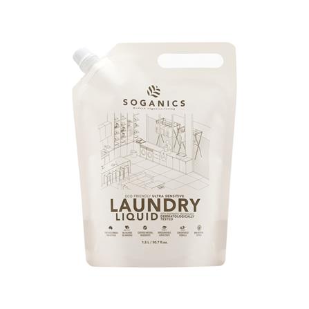 รีฟิลน้ำยาซักผ้ายูคาลิปตัส SOGANICS 1.5 ลิตร