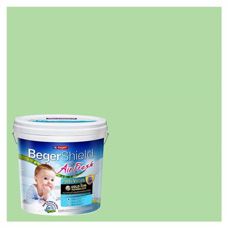 สีน้ำทาภายใน BEGER AIRFRESH GOLD สี GARDEN ESCAPE #063-4 กึ่งเงา 9 ลิตร