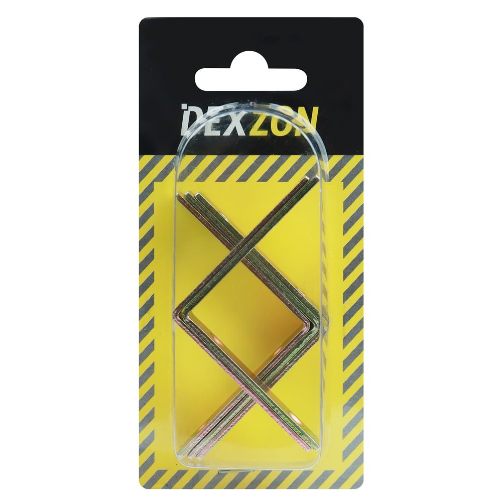เหล็กฉากตัว L DEXZON SA-1560 4 รู แพ็ก 5 ชิ้น