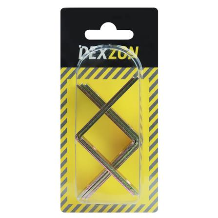 เหล็กฉากตัว L DEXZON SA-1560 4 รู แพ็ก 5 ชิ้น_2