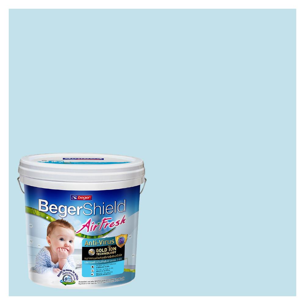 สีน้ำทาภายใน BEGER AIRFRESH GOLD สี BOUNTIFUL BAY #034-2 กึ่งเงา 9 ลิตร