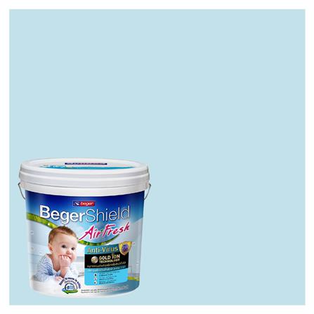 สีน้ำทาภายใน BEGER AIRFRESH GOLD สี BOUNTIFUL BAY #034-2 กึ่งเงา 9 ลิตร_0