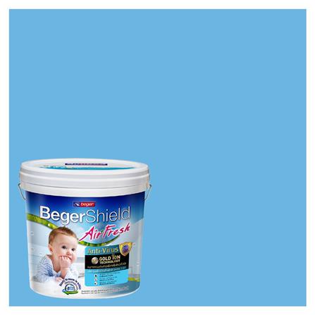 สีน้ำทาภายใน BEGER AIRFRESH GOLD สี BRIGHT SEASCAPE #031-4 กึ่งเงา 9 ลิตร_0
