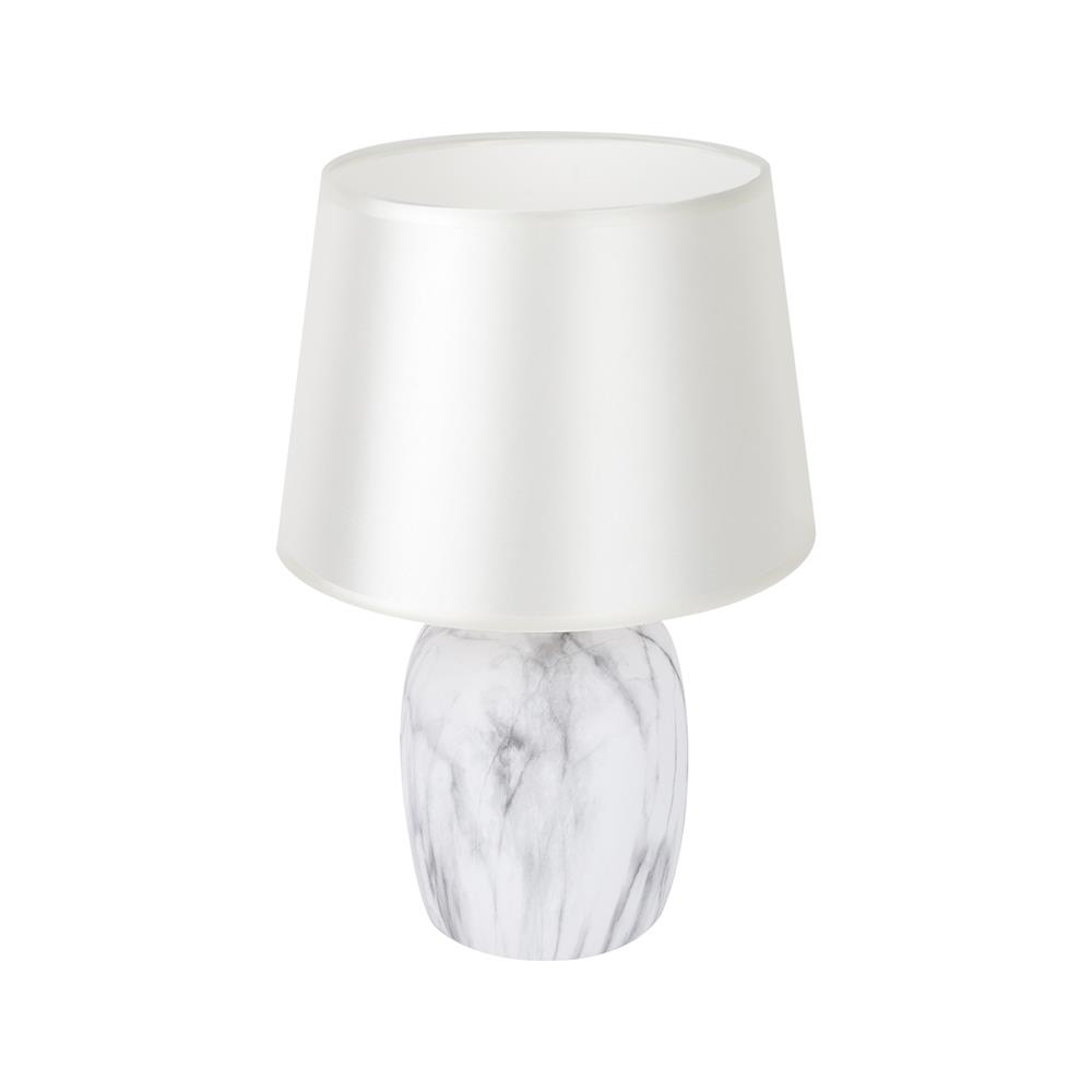 ไฟตั้งโต๊ะ CARINI DE3682M-WH สีขาว/ดำ