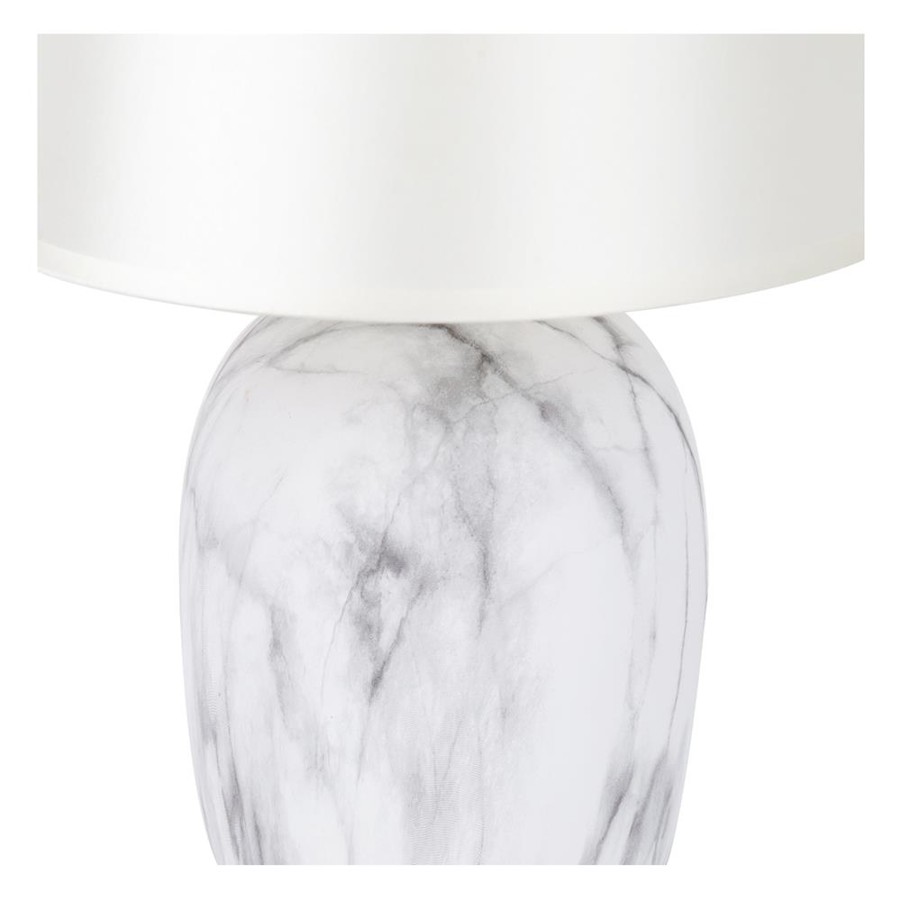 ไฟตั้งโต๊ะ CARINI DE3682M-WH สีขาว/ดำ