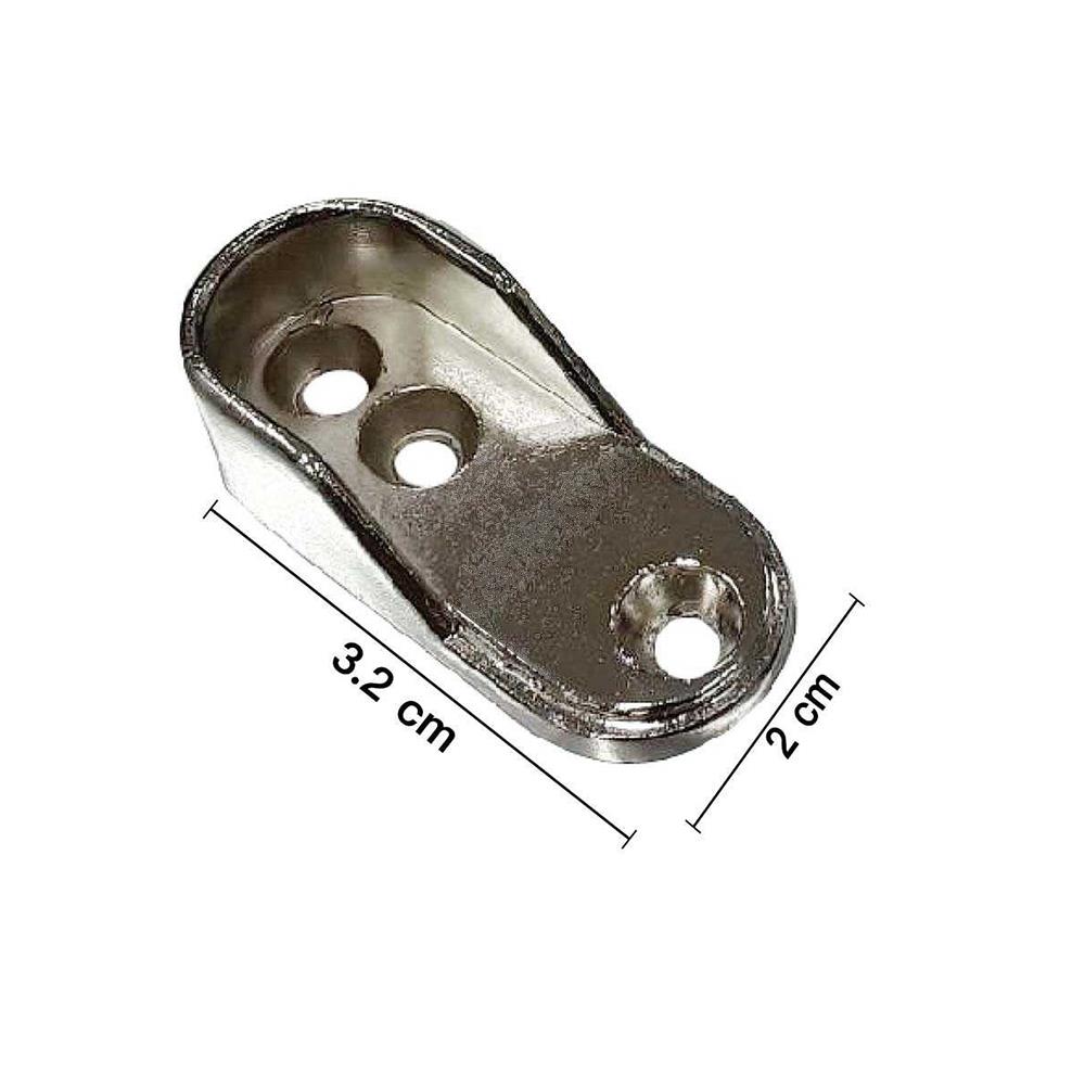 ตัวรับท่อรี DEXZON FIXED PHP-15 สีนิกเกิล แพ็ก 2 ชิ้น