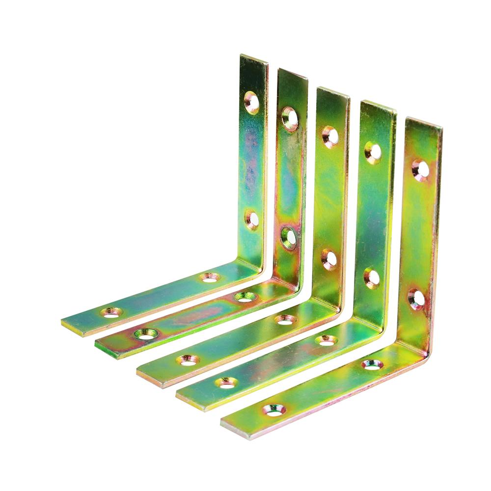 เหล็กฉากตัว L DEXZON SA-1580 15X80 มม. 4 รู แพ็ก 5 ชิ้น