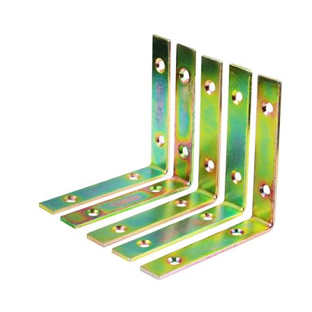 เหล็กฉากตัว L DEXZON SA-1580 15X80 มม. 4 รู แพ็ก 5 ชิ้น