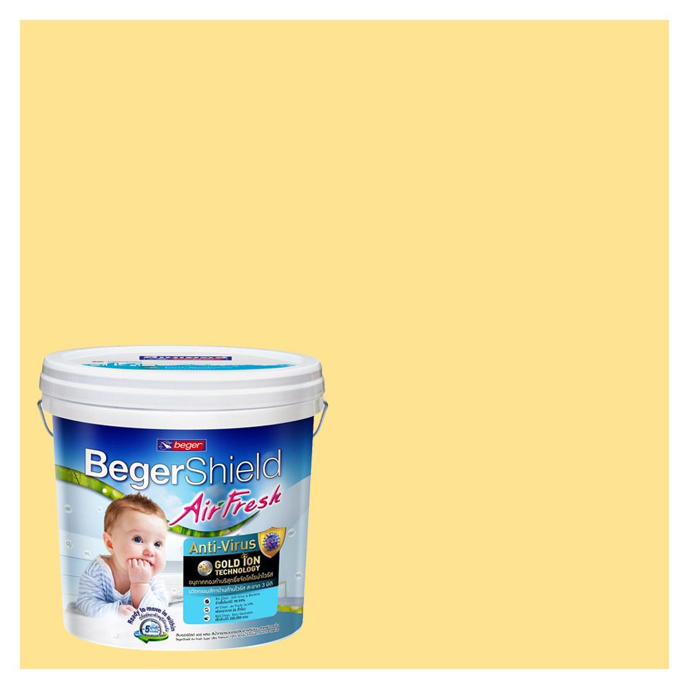 สีน้ำทาภายใน BEGER AIRFRESH GOLD สี TEQUILA SUNRISE #088-4 กึ่งเงา 9 ลิตร